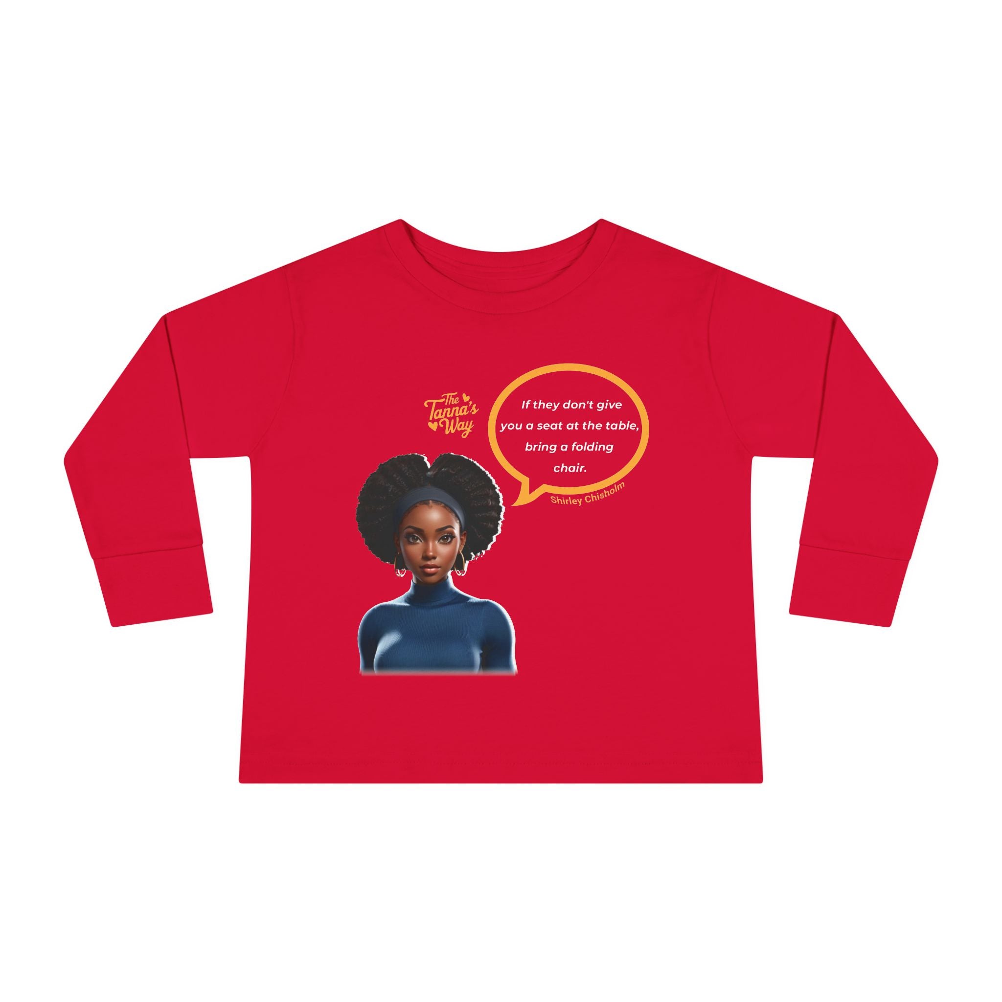 Shirley Chisholm 2 | Toddler Long Sleeve Tee